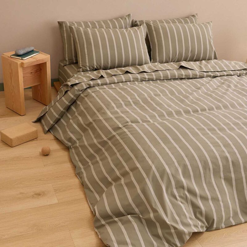 HOMMEY. Pillowcase Pair Sage Stone image number 1